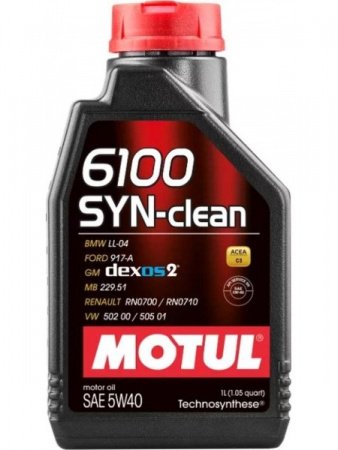 Syn-Clean 6100 5W40 1л MOTUL Масло моторное