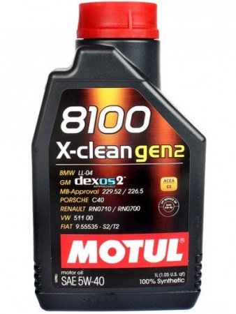 X-Clean GEN2 8100 5W40 1л MOTUL Масло моторное