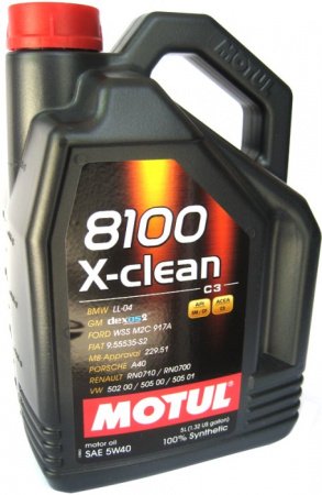 X-Clean GEN2 8100 5W40 5л MOTUL Масло моторное